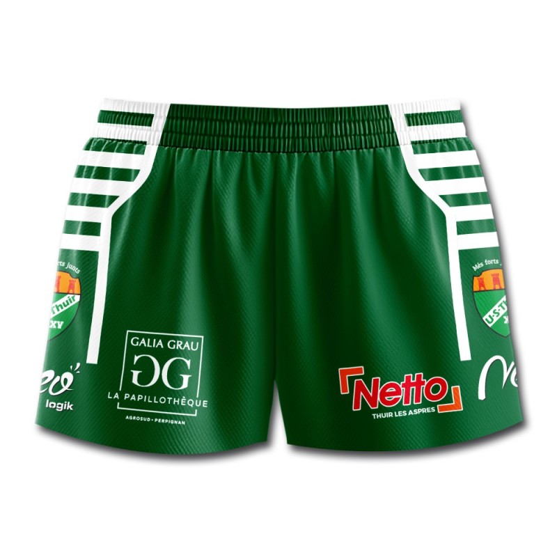 Short rugby US Thuir 2026-2027 face