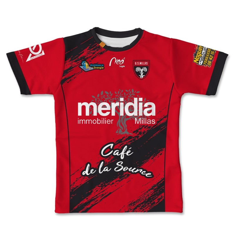 Maillot Effective US Millas 2026-2027 Séniors Première face