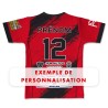 Maillot réplica US Millas 2026-2027 Séniors Première dos exemple personnalisation prénom et numéro