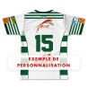 Maillot réplica 2026-2027 RC Ponteilla dos exemple de personnalisation numéro