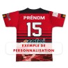 Maillot réplica US Millas 2025-2026 Séniors Réserve dos exemple personnalisation prénom et numéro