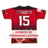 Maillot Effective US Millas 2025-2026 Séniors Réserve dos exemple personnalisation numéro