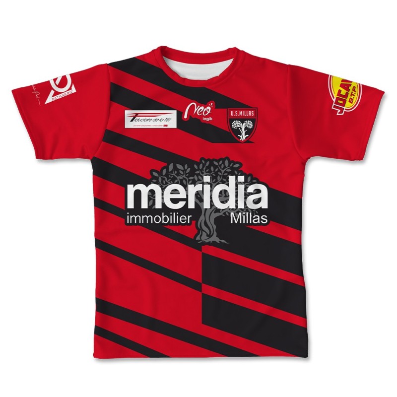 Maillot Effective US Millas 2025-2026 Séniors Première face