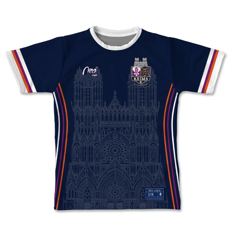 Maillot de match Stade de Reims Rugby RUCby Reims U14 2026-2027 face