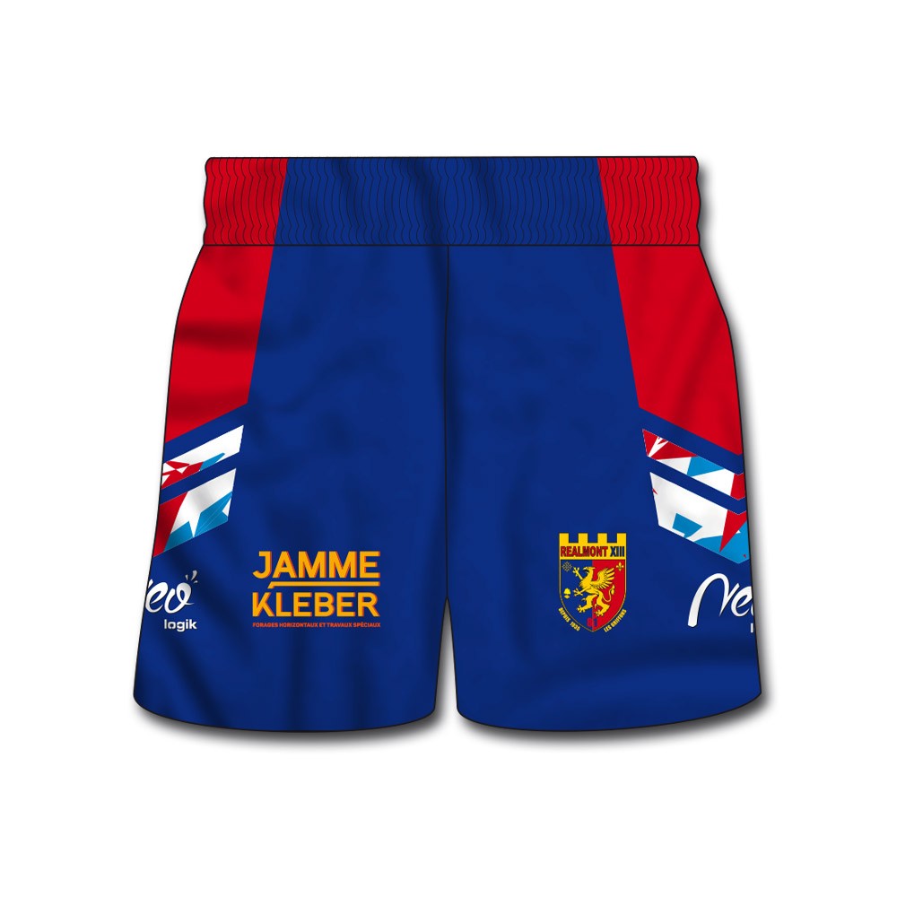 Short de match Realmont XIII 2022-2023 face